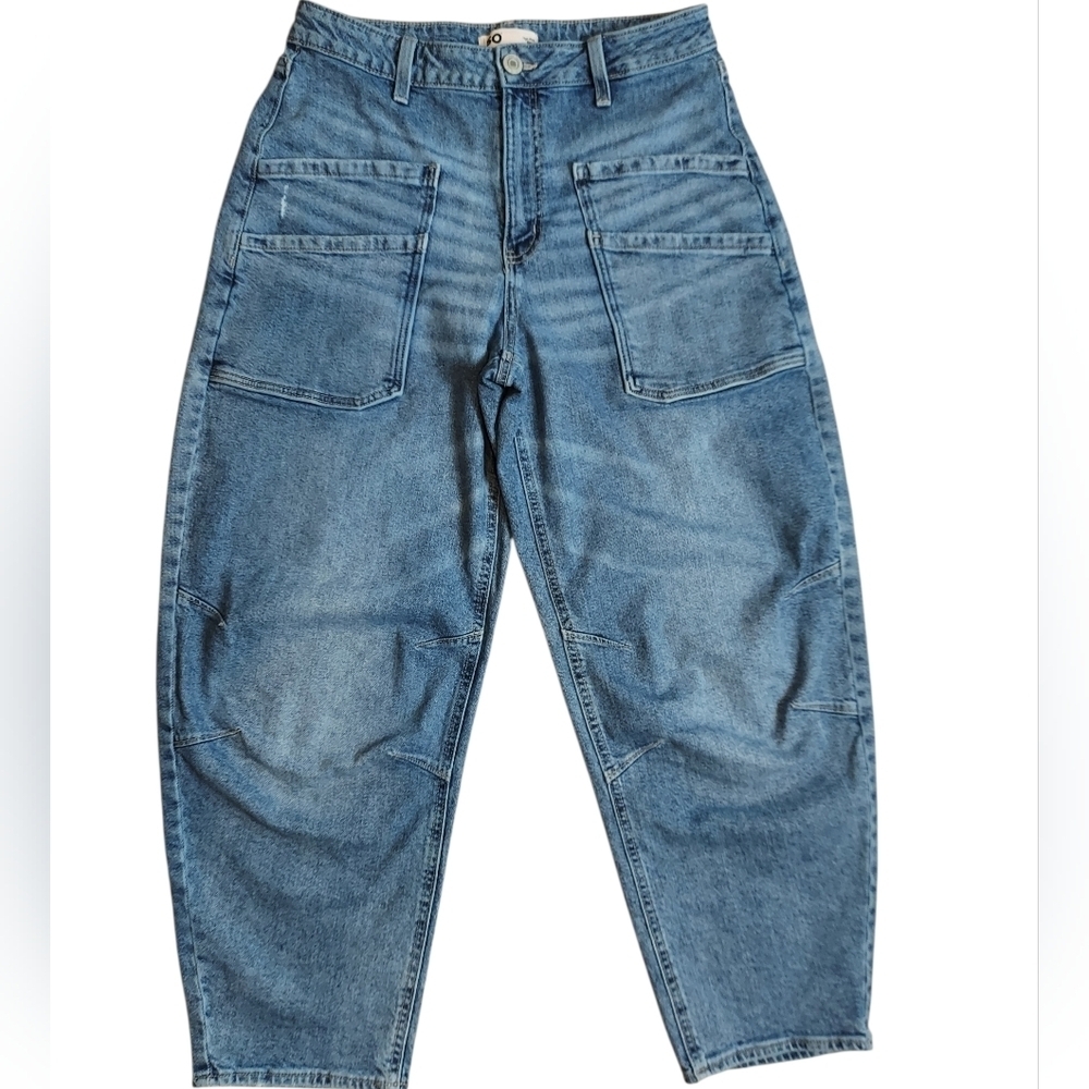 SO High Rise Barrel Jeans - Blue